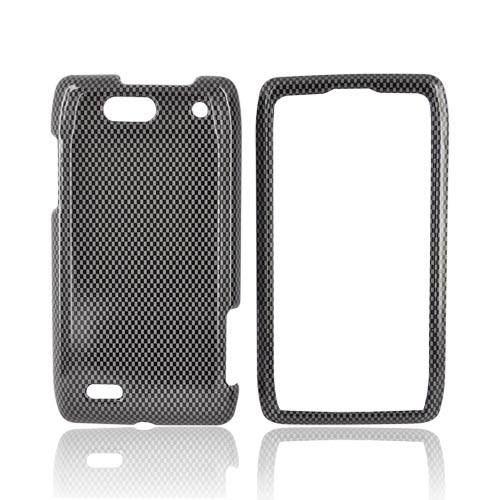 Motorola Droid 4 Hard Case - Carbon Fiber