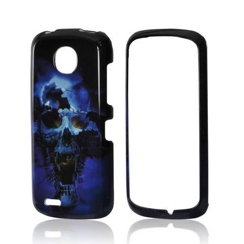 Blue Skull Hard Case for Pantech Marauder