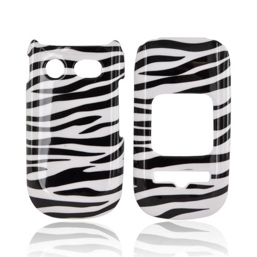 Pantech Breeze 3 Hard Case - Black/ White Zebra