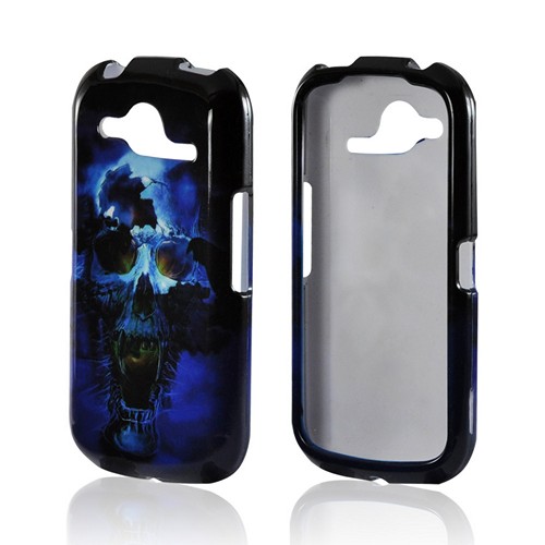 Blue Skull Hard Case for Pantech Burst