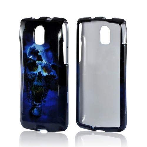 Blue Skull Hard Case for Pantech Discover