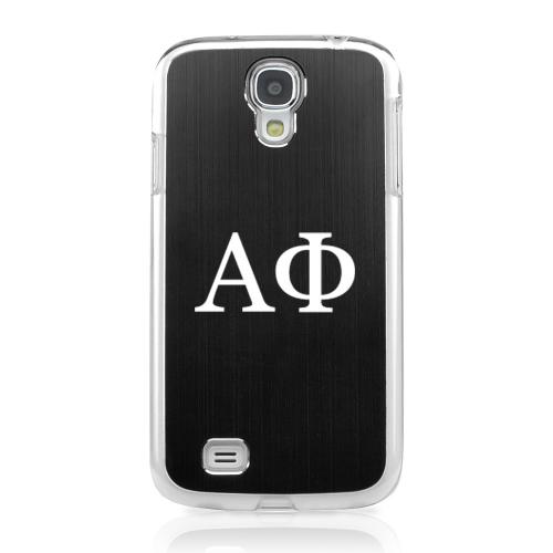 Alpha Phi - Geeks Designer Line Laser Series Black Aluminum on Clear Case for Samsung Galaxy S4 Alpha Phi - Geeks Designer Line Laser Series Black Aluminum on Clear Case for Samsung Galaxy S4