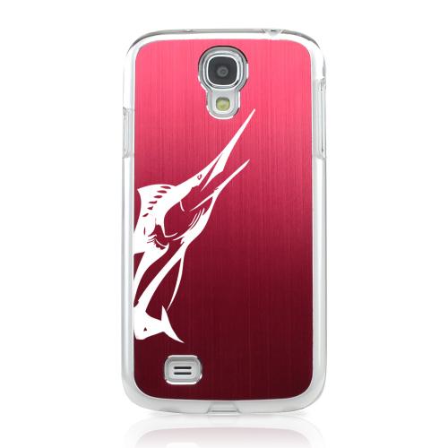 Marlin - Geeks Designer Line Laser Series Red Aluminum on Clear Case for Samsung Galaxy S4 Marlin - Geeks Designer Line Laser Series Red Aluminum on Clear Case for Samsung Galaxy S4