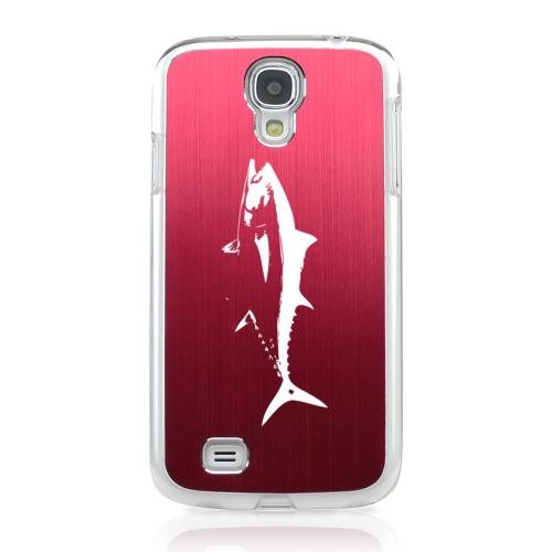 Tuna - Geeks Designer Line Laser Series Red Aluminum on Clear Case for Samsung Galaxy S4 Tuna - Geeks Designer Line Laser Series Red Aluminum on Clear Case for Samsung Galaxy S4