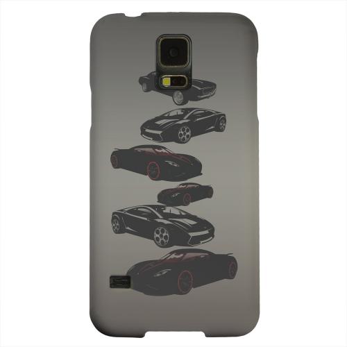 Geeks Designer Line (GDL) Samsung Galaxy S5 Matte Hard Back Cover - Sports Cars You Can't Afford