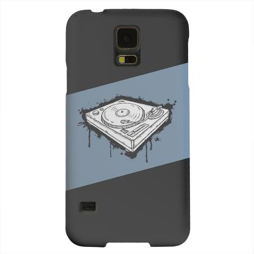 Geeks Designer Line (GDL) Samsung Galaxy S5 Matte Hard Back Cover - Wheel of Steel Blue