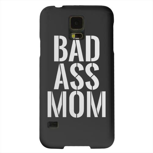 Geeks Designer Line (GDL) Samsung Galaxy S5 Matte Hard Back Cover - Bad Ass Mom