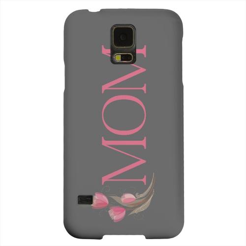 Geeks Designer Line (GDL) Samsung Galaxy S5 Matte Hard Back Cover - Tulips Mom