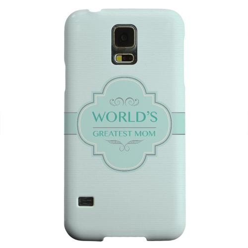 Geeks Designer Line (GDL) Samsung Galaxy S5 Matte Hard Back Cover - Vintage World's Greatest Mom