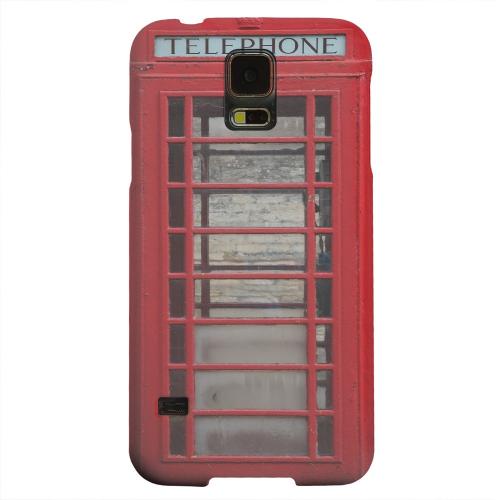 Geeks Designer Line (GDL) Samsung Galaxy S5 Matte Hard Back Cover - English Telephone Booth Geeks Designer Line (GDL) Samsung Galaxy S5 Matte Hard Back Cover - English Telephone Booth