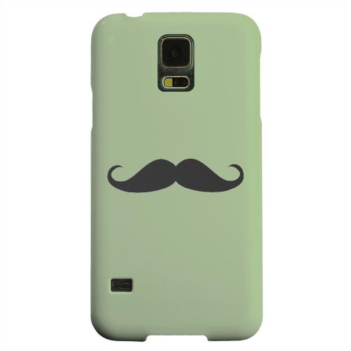 Geeks Designer Line (GDL) Samsung Galaxy S5 Matte Hard Back Cover - Mustache Greenish Geeks Designer Line (GDL) Samsung Galaxy S5 Matte Hard Back Cover - Mustache Greenish