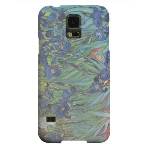 Geeks Designer Line (GDL) Samsung Galaxy S5 Matte Hard Back Cover - Irises by Vincent van Gogh