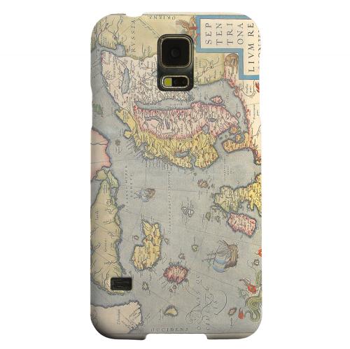 Geeks Designer Line (GDL) Samsung Galaxy S5 Matte Hard Back Cover - Ancient Map of Europe