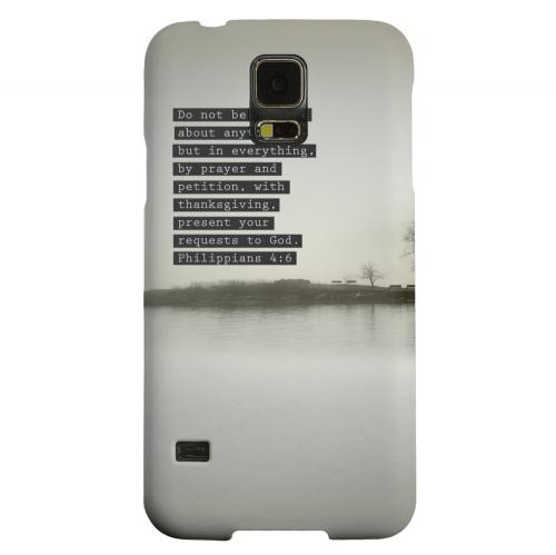 Geeks Designer Line (GDL) Samsung Galaxy S5 Matte Hard Back Cover - Philippians 4:6 Geeks Designer Line (GDL) Samsung Galaxy S5 Matte Hard Back Cover - Philippians 4:6