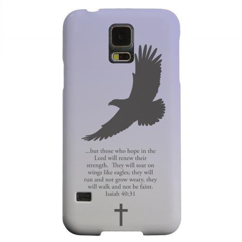 Geeks Designer Line (GDL) Samsung Galaxy S5 Matte Hard Back Cover - Isaiah 40:31 - Sleepy Grape Geeks Designer Line (GDL) Samsung Galaxy S5 Matte Hard Back Cover - Isaiah 40:31 - Sleepy Grape