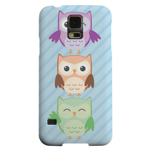 Geeks Designer Line (GDL) Samsung Galaxy S5 Matte Hard Back Cover - Happy Owl Pals Geeks Designer Line (GDL) Samsung Galaxy S5 Matte Hard Back Cover - Happy Owl Pals