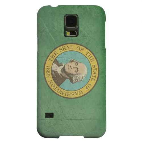 Geeks Designer Line (GDL) Samsung Galaxy S5 Matte Hard Back Cover - Grunge Washington Geeks Designer Line (GDL) Samsung Galaxy S5 Matte Hard Back Cover - Grunge Washington