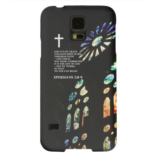 Geeks Designer Line (GDL) Samsung Galaxy S5 Matte Hard Back Cover - Ephesian 2:8-9 Geeks Designer Line (GDL) Samsung Galaxy S5 Matte Hard Back Cover - Ephesian 2:8-9