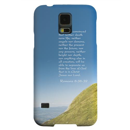 Geeks Designer Line (GDL) Samsung Galaxy S5 Matte Hard Back Cover - Romans 8:38-39