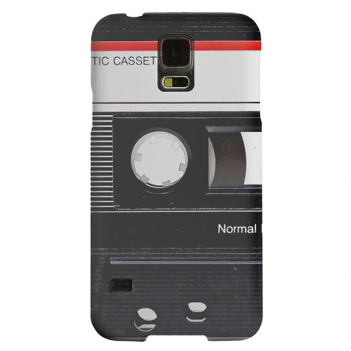 Geeks Designer Line (GDL) Samsung Galaxy S5 Matte Hard Back Cover - Black Cassette Close Up Geeks Designer Line (GDL) Samsung Galaxy S5 Matte Hard Back Cover - Black Cassette Close Up