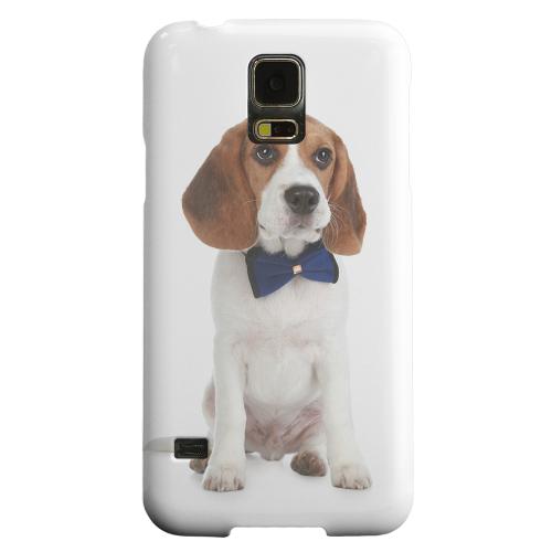 Geeks Designer Line (GDL) Samsung Galaxy S5 Matte Hard Back Cover - Beagle with Bow Tie Geeks Designer Line (GDL) Samsung Galaxy S5 Matte Hard Back Cover - Beagle with Bow Tie