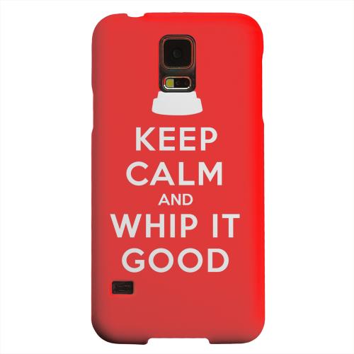 Geeks Designer Line (GDL) Samsung Galaxy S5 Matte Hard Back Cover - Red Whip It Good Geeks Designer Line (GDL) Samsung Galaxy S5 Matte Hard Back Cover - Red Whip It Good
