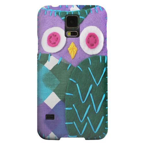 Geeks Designer Line (GDL) Samsung Galaxy S5 Matte Hard Back Cover - Purple/ Green Owl Geeks Designer Line (GDL) Samsung Galaxy S5 Matte Hard Back Cover - Purple/ Green Owl