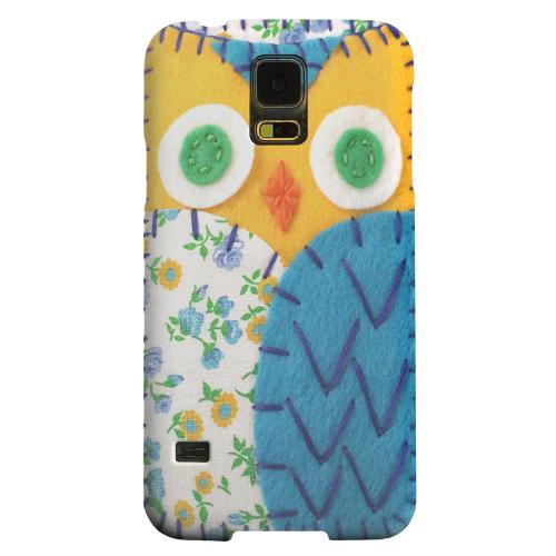 Geeks Designer Line (GDL) Samsung Galaxy S5 Matte Hard Back Cover - Gold/ Blue Owl Geeks Designer Line (GDL) Samsung Galaxy S5 Matte Hard Back Cover - Gold/ Blue Owl