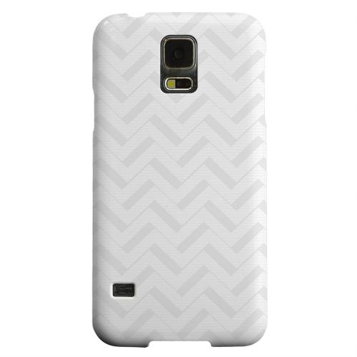 Geeks Designer Line (GDL) Samsung Galaxy S5 Matte Hard Back Cover - Light Gray/ White 3D Geeks Designer Line (GDL) Samsung Galaxy S5 Matte Hard Back Cover - Light Gray/ White 3D
