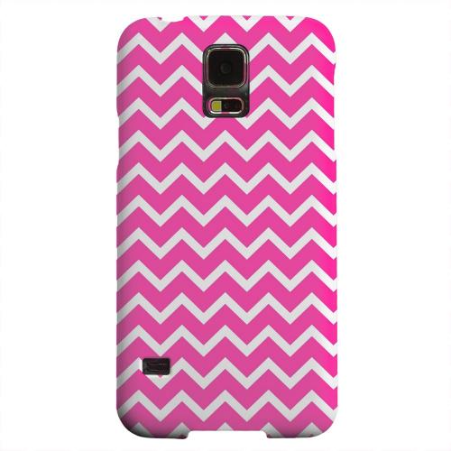 Geeks Designer Line (GDL) Samsung Galaxy S5 Matte Hard Back Cover - White on Hot Pink Geeks Designer Line (GDL) Samsung Galaxy S5 Matte Hard Back Cover - White on Hot Pink