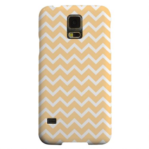 Geeks Designer Line (GDL) Samsung Galaxy S5 Matte Hard Back Cover - White on Light Orange Geeks Designer Line (GDL) Samsung Galaxy S5 Matte Hard Back Cover - White on Light Orange