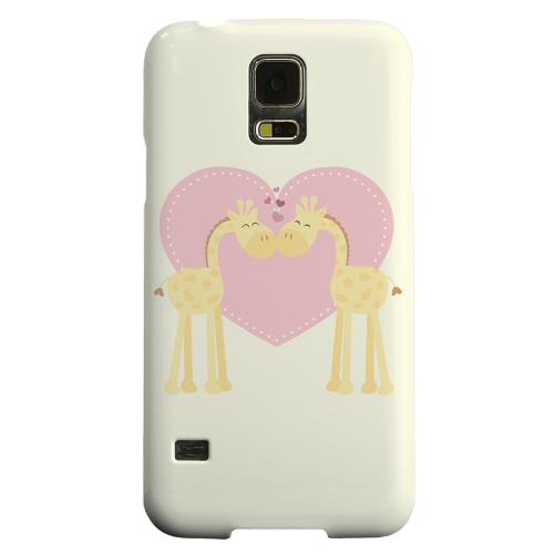Geeks Designer Line (GDL) Samsung Galaxy S5 Matte Hard Back Cover - Giraffe Love on Light Yellow Geeks Designer Line (GDL) Samsung Galaxy S5 Matte Hard Back Cover - Giraffe Love on Light Yellow