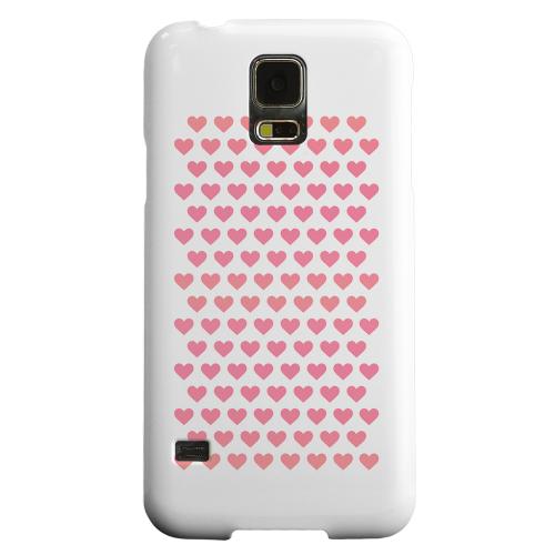 Geeks Designer Line (GDL) Samsung Galaxy S5 Matte Hard Back Cover - Miniature Hearts