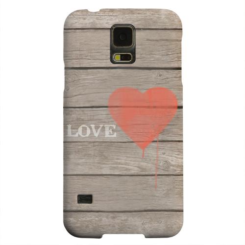 Geeks Designer Line (GDL) Samsung Galaxy S5 Matte Hard Back Cover - Rustic Love Geeks Designer Line (GDL) Samsung Galaxy S5 Matte Hard Back Cover - Rustic Love