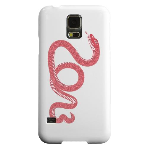 Geeks Designer Line (GDL) Samsung Galaxy S5 Matte Hard Back Cover - Red Snake Geeks Designer Line (GDL) Samsung Galaxy S5 Matte Hard Back Cover - Red Snake