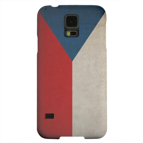 Geeks Designer Line (GDL) Samsung Galaxy S5 Matte Hard Back Cover - Grunge Czech Republic Geeks Designer Line (GDL) Samsung Galaxy S5 Matte Hard Back Cover - Grunge Czech Republic