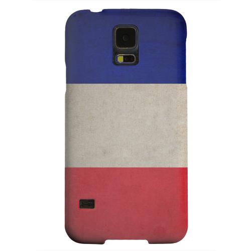 Geeks Designer Line (GDL) Samsung Galaxy S5 Matte Hard Back Cover - Grunge France Geeks Designer Line (GDL) Samsung Galaxy S5 Matte Hard Back Cover - Grunge France