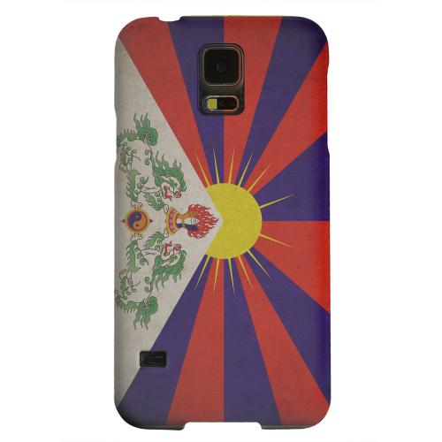 Geeks Designer Line (GDL) Samsung Galaxy S5 Matte Hard Back Cover - Grunge Tibet Geeks Designer Line (GDL) Samsung Galaxy S5 Matte Hard Back Cover - Grunge Tibet