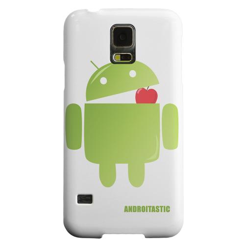 Geeks Designer Line (GDL) Samsung Galaxy S5 Matte Hard Back Cover - Robot Versus Apple Geeks Designer Line (GDL) Samsung Galaxy S5 Matte Hard Back Cover - Robot Versus Apple