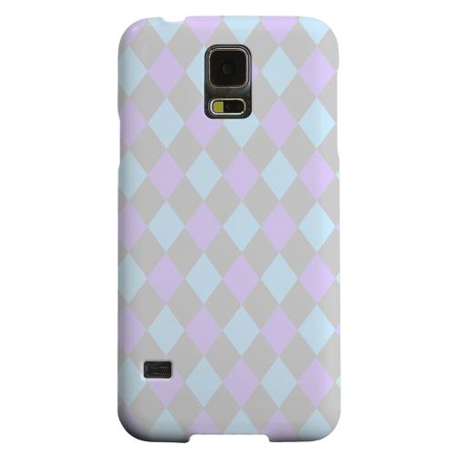 Geeks Designer Line (GDL) Samsung Galaxy S5 Matte Hard Back Cover - Gray/ Blue/ Purple Argyle Geeks Designer Line (GDL) Samsung Galaxy S5 Matte Hard Back Cover - Gray/ Blue/ Purple Argyle