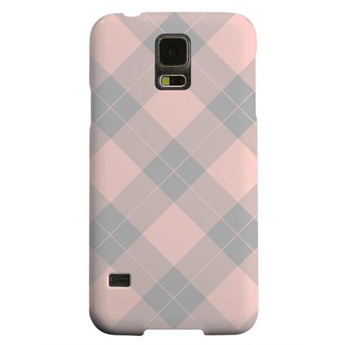 Geeks Designer Line (GDL) Samsung Galaxy S5 Matte Hard Back Cover - Pink/ Gray Simple Plaid Geeks Designer Line (GDL) Samsung Galaxy S5 Matte Hard Back Cover - Pink/ Gray Simple Plaid