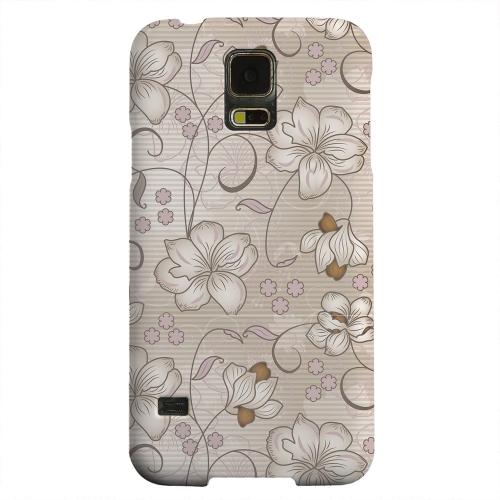 Geeks Designer Line (GDL) Samsung Galaxy S5 Matte Hard Back Cover - Floral Stripes Linen Geeks Designer Line (GDL) Samsung Galaxy S5 Matte Hard Back Cover - Floral Stripes Linen