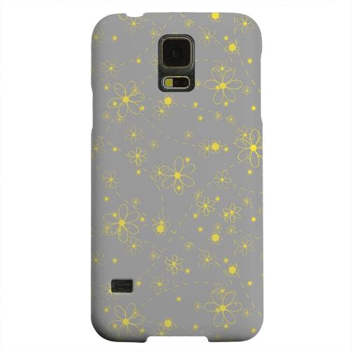 Geeks Designer Line (GDL) Samsung Galaxy S5 Matte Hard Back Cover - Yellow Daisies on Gray Geeks Designer Line (GDL) Samsung Galaxy S5 Matte Hard Back Cover - Yellow Daisies on Gray
