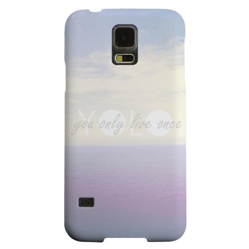 Geeks Designer Line (GDL) Samsung Galaxy S5 Matte Hard Back Cover - Filled YOLO