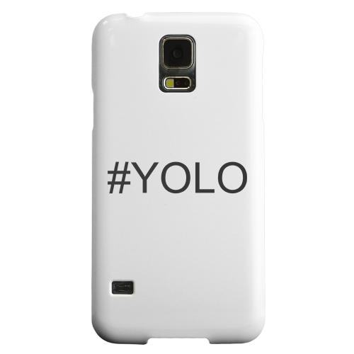 Geeks Designer Line (GDL) Samsung Galaxy S5 Matte Hard Back Cover - #YOLO