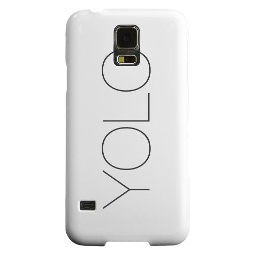 Geeks Designer Line (GDL) Samsung Galaxy S5 Matte Hard Back Cover - Thin YOLO Geeks Designer Line (GDL) Samsung Galaxy S5 Matte Hard Back Cover - Thin YOLO