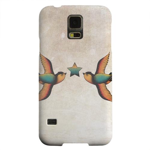Geeks Designer Line (GDL) Samsung Galaxy S5 Matte Hard Back Cover - Dual Swallow Star Geeks Designer Line (GDL) Samsung Galaxy S5 Matte Hard Back Cover - Dual Swallow Star