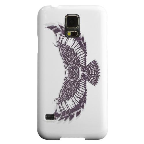Geeks Designer Line (GDL) Samsung Galaxy S5 Matte Hard Back Cover - Flying Owl on White Geeks Designer Line (GDL) Samsung Galaxy S5 Matte Hard Back Cover - Flying Owl on White