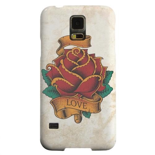 Geeks Designer Line (GDL) Samsung Galaxy S5 Matte Hard Back Cover - Love Rose Geeks Designer Line (GDL) Samsung Galaxy S5 Matte Hard Back Cover - Love Rose