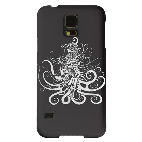 Geeks Designer Line (GDL) Samsung Galaxy S5 Matte Hard Back Cover - White Medusa on Black Geeks Designer Line (GDL) Samsung Galaxy S5 Matte Hard Back Cover - White Medusa on Black